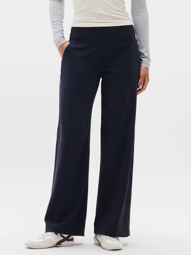 Venice Pintuck High Rise Wide Leg Pant